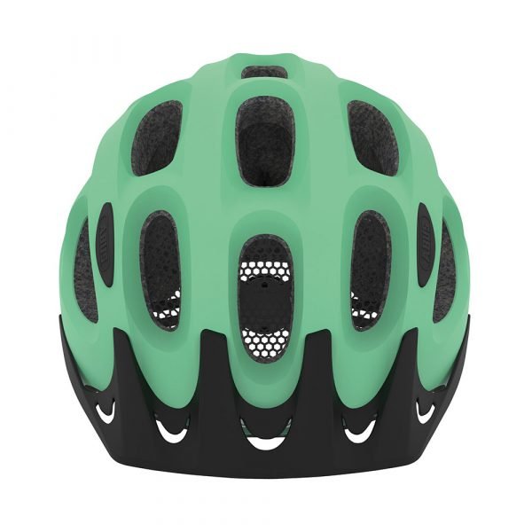 casco para ciclismo urbano marca abus modelo YOUN-I ACE color verde metalico 2