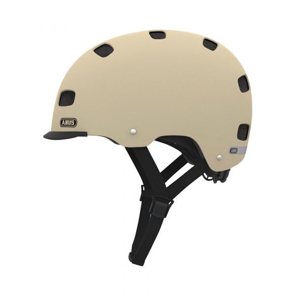 casco para ciclismo urbano marca abus modelo scraper 2 color beige-1