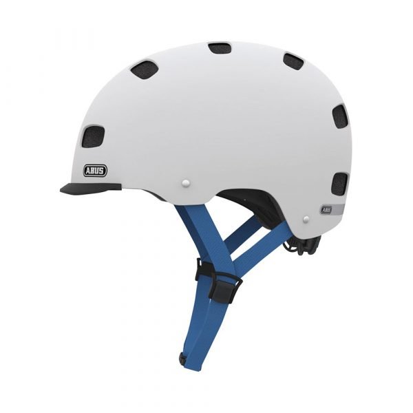casco para ciclismo urbano marca abus modelo scraper 2 color blanco-1
