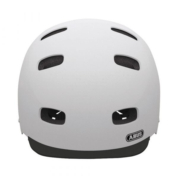 casco para ciclismo urbano marca abus modelo scraper 2 color blanco-2