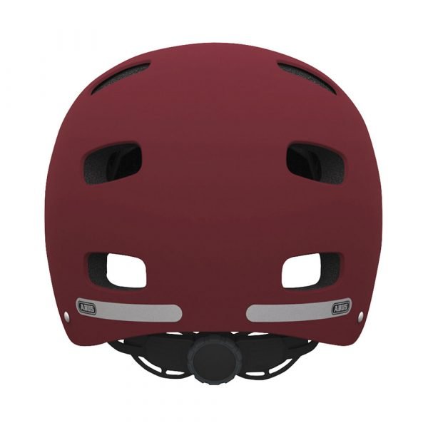 casco para ciclismo urbano marca abus modelo scraper 2 color rojo-3