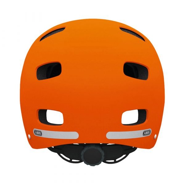 casco para ciclismo urbano marca abus modelo scraper 2 colorr naranja -3