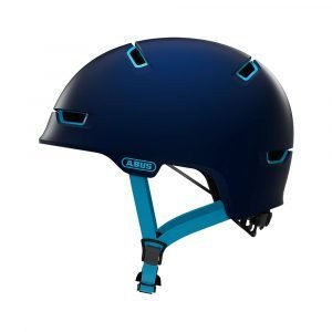 casco para ciclismo urbano marca abus modelo scraper 30 ace color ultramarine blue-1