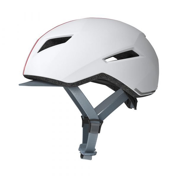 casco para ciclismo urbano marca abus modelo yadd-I-color blanco-1