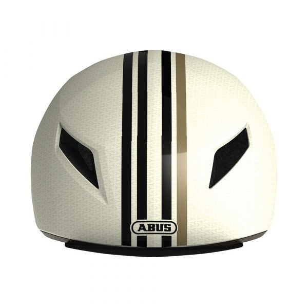 casco para ciclismo urbano marca abus modelo yadd-I-color blanco con negro-2