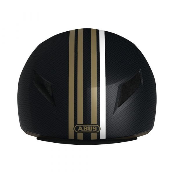 casco para ciclismo urbano marca abus modelo yadd-I-color negro con cafe-2