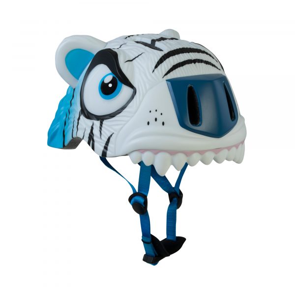 casco para ciclismo de niños marca crazy safety modelo white tiger