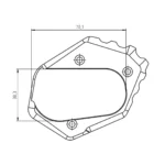 Extensión de Pata Lateral BMW R1200 / 1250 GS