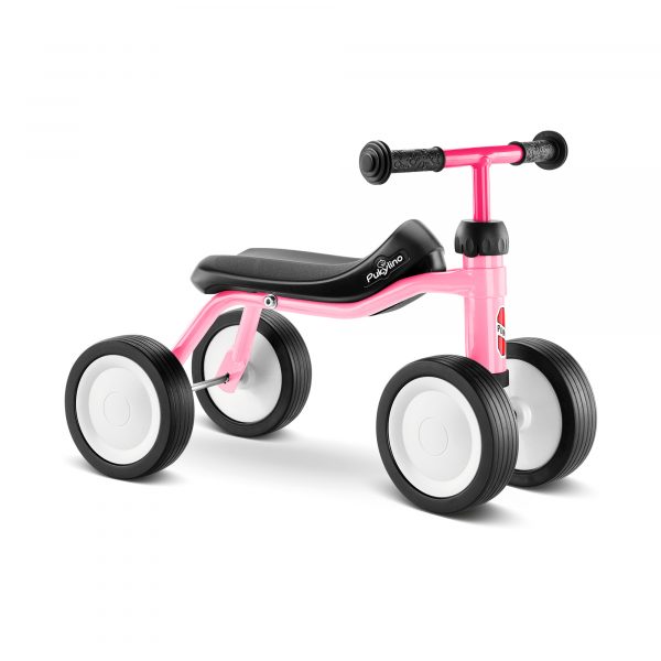 vehículo deslizante para niños marca puky-modelo pukylino color rosa